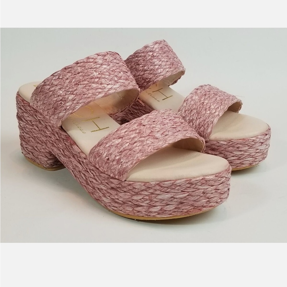 [NWT] Beach by Matisse Rose Platform Sandals Womens Size 7 New in Original Box